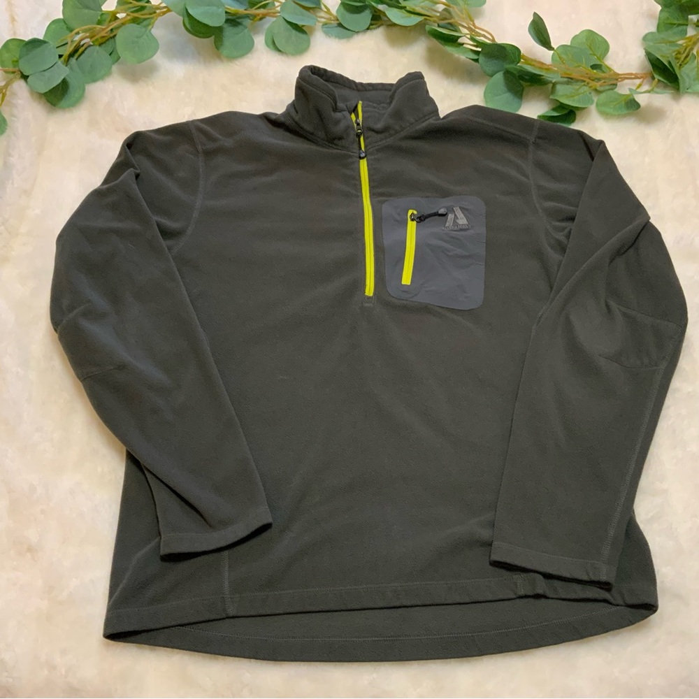 EDDIE BAUER FIRST DESCENTS QUARTER ZIP FLEECE